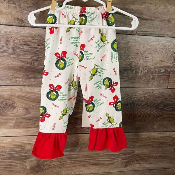 Infant Girls Dr. Seuss “The Grinch” Christmas 2-Piece Outfit – Size 3–6 Months - Picture 9 of 10
